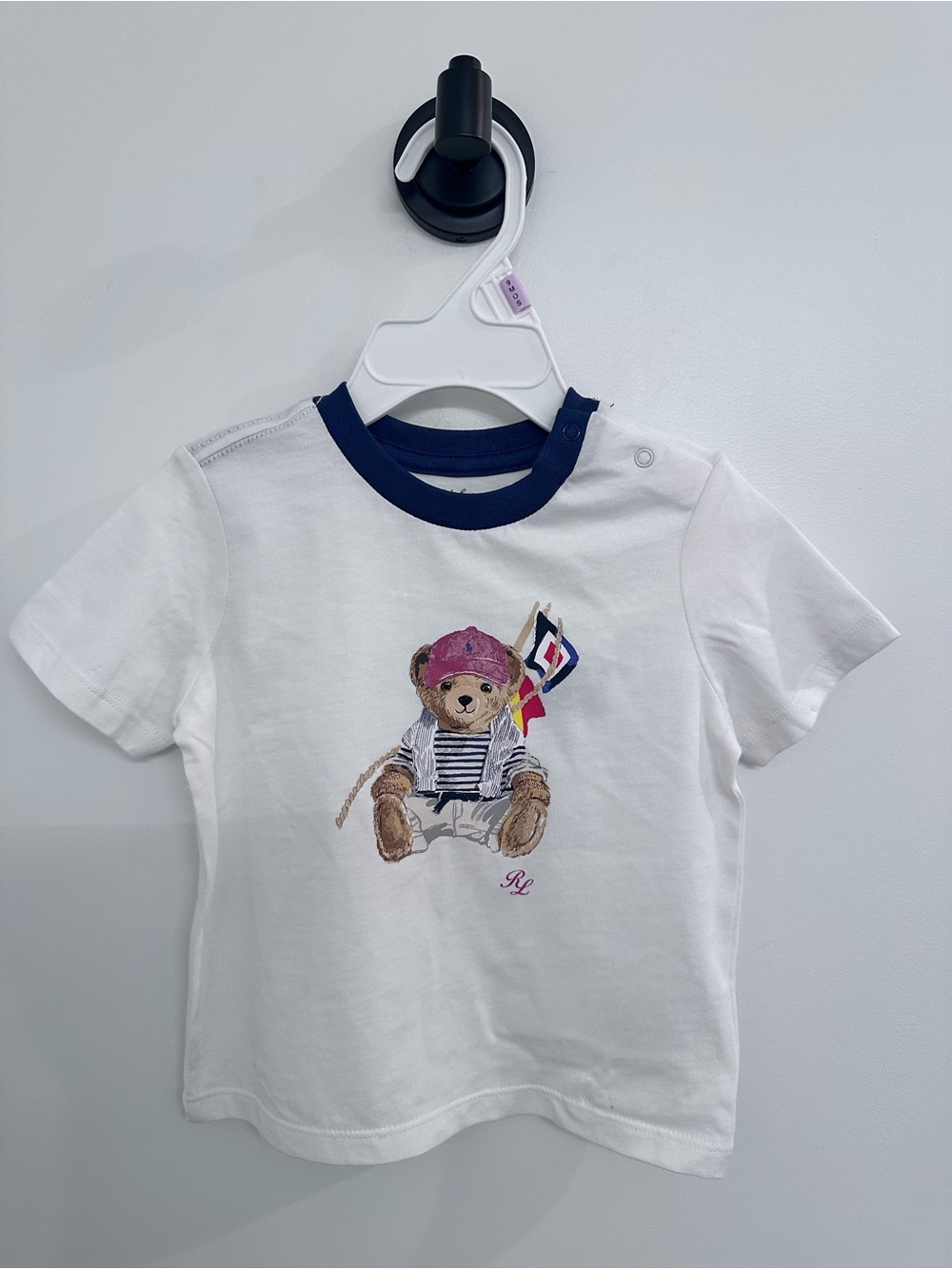 Baby Boys' Polo Bear Crewneck T-Shirt and Shorts, 2-Piece Set